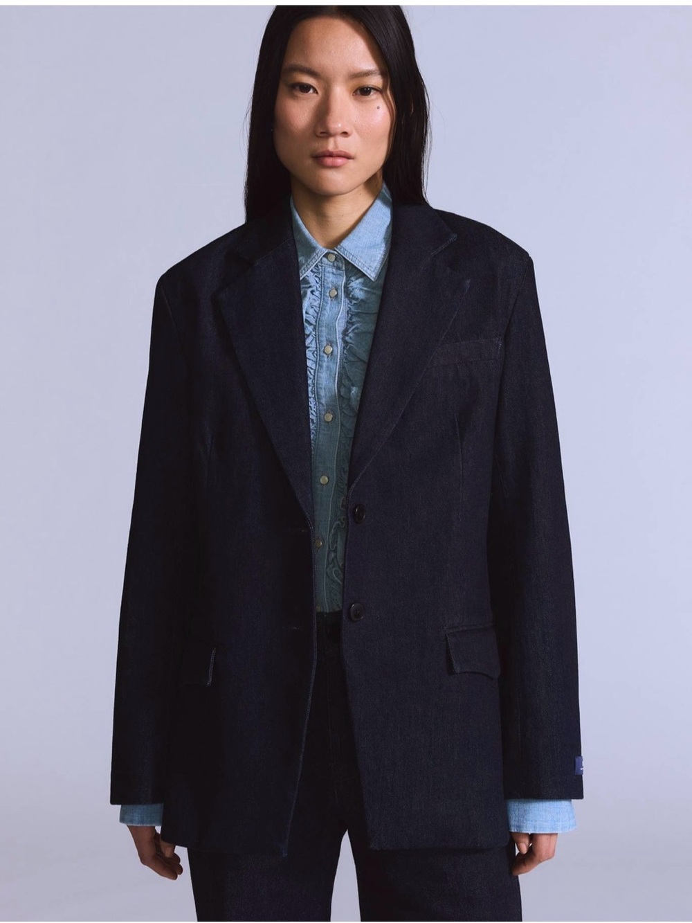 Levi's Japan Fabric Blue Denim Blazer